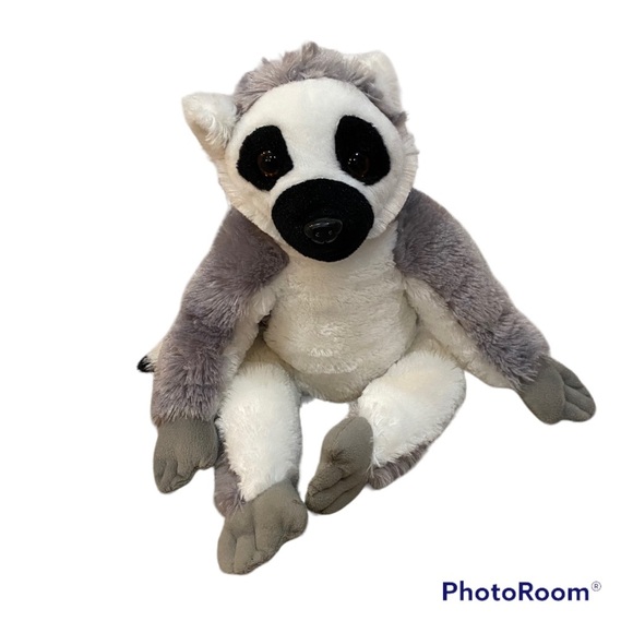 Sloth Plush Stuffed Animal - 21" - Gray‎ White Black - Picture 1 of 3
